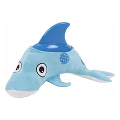 Žaislas šunims - pliušinis delfinas su guma 31x16cm