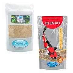 AQUARIS ekonominis rinkinys su koi maistu Wheatgerm ir tvenkinio valikliu POND, 3 mm — 2 nuotrauka