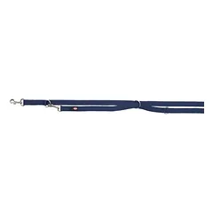 TRIXIE Premium pritaikomas pavadys, dvisluoksnis, L-XL 2m/25mm, indigo
