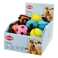 TRIXIE Sport kamuolys su virve, plūduriuojantis, putų guma, 6-30 cm (pak.24) — 5 nuotrauka