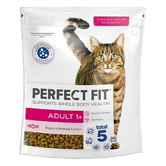 PERFECT FIT (suaugusiems 1+) 750g Lašišos turtingas sausas kačių ėdalas