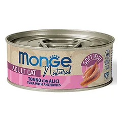 Monge Jelly - Wet Cat Tuna with Anchovies in soft jelly 80 g