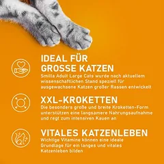 Smilla Adult Large Cats su paukštiena, sausas maistas katėms, > 10 kg — 5 nuotrauka