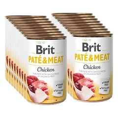 BRIT PATE & MEAT CHICKEN 18x400g