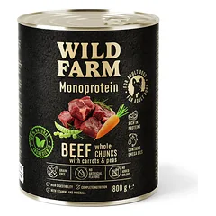 WILD FARM Monoprotein Beef 800g hipoalerginis maistas šunims