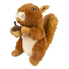 Duvo+ žaislas šunims pliušinė voverė cuddle, ruda