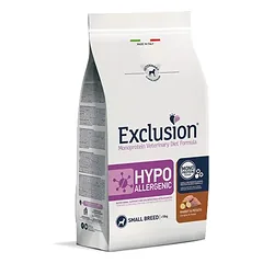 Exclusion Hypoallergenic sausas maistas mažų veislių šunims su triušiena 2 kg