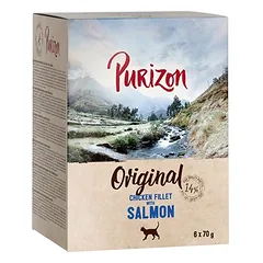 Purizon Original Adult begrūdis drėgnas maistas katėms 24 x 70 g — 4 nuotrauka