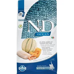 Farmina N&D Cat Ocean Kitten Cod 1,5 kg parduotuvėje petshop.lt