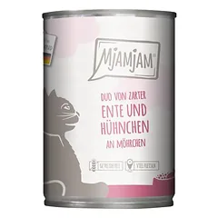 MjAMjAM Duo drėgnas maistas katėms, ekonominė pakuotė 24 x 400 g — 4 nuotrauka