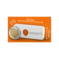 Weenect XS White Mini GPS sekiklis katėms (su antkakliu) — 4 nuotrauka
