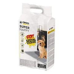 CROCI SUPER NAPPY Higieniniai paklotai su anglimi 84x57cm, 14vnt