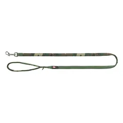 TRIXIE Premium pavadys, su neoprenu XS 1.2m/10mm, kamufl./miško