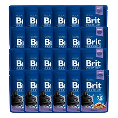 BRIT Premium Cat Adult Cod Fish menkės paketėlis katėms 24 x 100 g