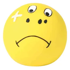 Trixie Smiley with Sound lateksinis kamuoliukas šunims su garsu, 6 cm — 3 nuotrauka