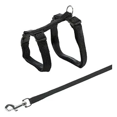 Trixie Kačių petnešos su pavadėliu, Snap, Easy, 22-42 cm-10 mm, 1.25 m