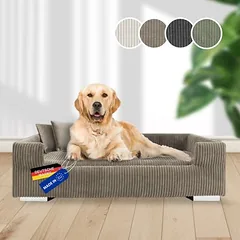 Rohrschneider minkšta sofa šunims su chromuotomis kojelėmis — 4 nuotrauka