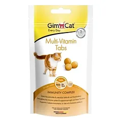 GIMCAT MULTI-VITAMIN TABS skanėstai katėms 2×40 g