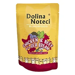 DOLINA NOTECI PREMIUM SUPERFOOD vištiena ir jautiena 85g