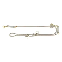 Trixie Soft Rope ilginamasis pavadėlis, raudona/kreminė, L–XL, 2,00 m/ø 13 mm — 2 nuotrauka