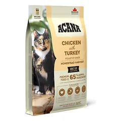 Acana Homestead Harvest Cat sausas maistas katėms, 2 x 1.8 kg — 2 nuotrauka