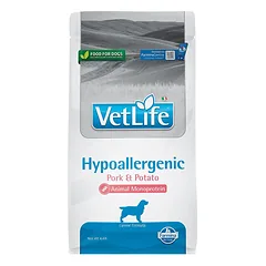 Farmina Vet Life Hypoallergenic Pork & Potato sausas maistas šunims