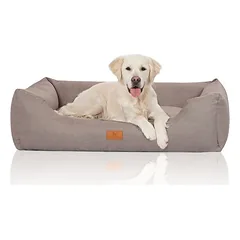 Knuffelwuff guolis šunims Lotte iš velūro su rankų darbo audinio išvaizda, Mažiems 5–10 kg — 3 nuotrauka