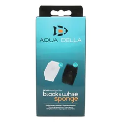 Aqua Della AF-400 Schwamm schwarz/weiß - 2er Pack