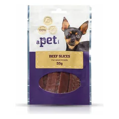 Apeti Dog Small Breeds Beef Slices 55 g
