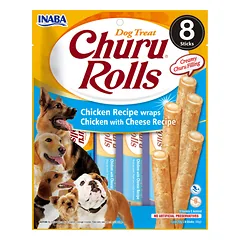Churu Dog skanėstas šunims Rolls Chicken Cheese 96g