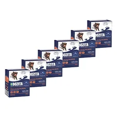Bozita Dog Naturals : Lašiša drebučiuose 6x370g