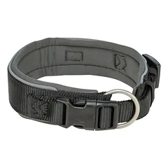 Trixie Premium antkaklis, ypač platus, karališka mėlyna/grafito, L–XL, 53–62 cm/50 mm — 3 nuotrauka