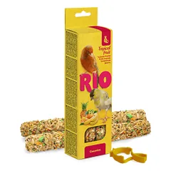 RIO Sticks skanėstai su atogrąžų vaisiais kanarėlėms, 2x40 g