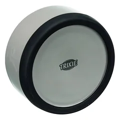 Trixie Bowl keraminis dubenėlis šunims ir katėms su guminiu žiedu, pilka, 0.75 l/ø 16 cm — 2 nuotrauka