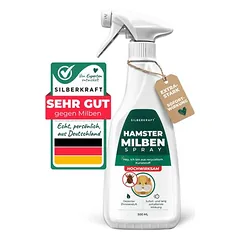 Silberkraft Milbenspray für Hamster – Abwehrspray (Repellent) gegen Milben