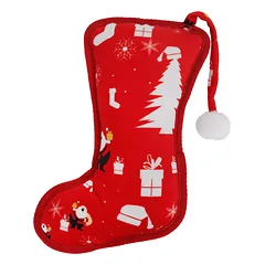 Nobleza žaislas šuniui, pliušinis kalėdinis batas, xmas, 25x17x5cm — 4 nuotrauka