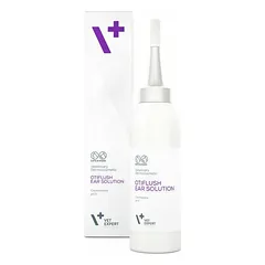 Vet Expert Otiflush Ausų skalavimo tirpalas šunims ir katėms, 125 ml