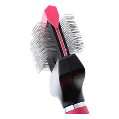 Show Tech Flex Groom Professional Slicker Soft - dvipusis ir lankstus pudelių šepetys, minkštas - didelis, Duży — 2 nuotrauka