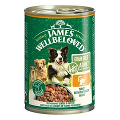 James Wellbeloved Adult Dog Grain Free Hypoallergenic su kalakutiena paštete, drėgnas maistas šunims — 2 nuotrauka