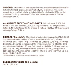 CLUB 4 PAWS Premium konservuotas pašaras su kalakutiena padaže suaugusioms katėms, 85g — 3 nuotrauka