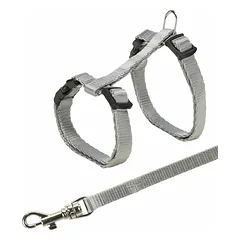 Trixie Kitten Harness With Lead krūtinės diržas kačiukams su pavadėliu, nuolat reguliuojamas, 19-31 cm — 5 nuotrauka