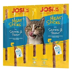 JosiCat Meat Sticks Salmon & Trout skanėstai katėms su lašiša ir upėtakiu, 35 g