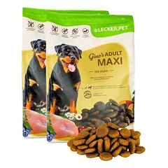 Lyra Pet Lecker.Pet® Gino's Adult Maxi su višta, sausas maistas šunims, 4 kg — 3 nuotrauka