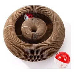 MCBOSON Katzenkratzbaum aus Wellpappe