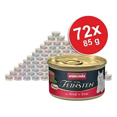 animonda Vom Feinsten Adult 72 x 85 g, drėgnas maistas katėms
