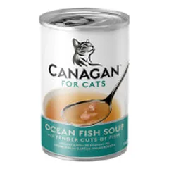 Canagan Ocean Fish Soup sriuba su jūros žuvimi katėms nuotrauka