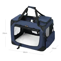 Augintinio transportavimo krepšys iš Oxford audinio 50x35x35 cm — 4 nuotrauka