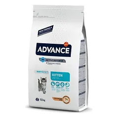 Advance Kitten Sausas pašaras kačiukams su vištiena ir ryžiais 1,5 kg
