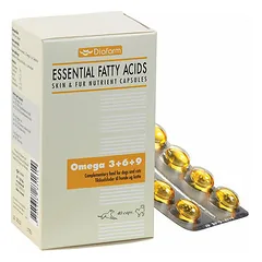 Diafarm Omega 3+6+9 kapsulės šunims ir katėms N40