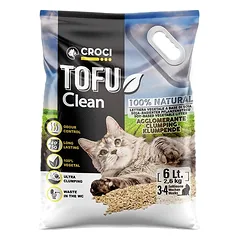 CROCI TOFU CLEAN ekologiškas kraikas katėms 6l 2.6kg